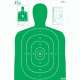 Pro-Shot B27 Silhouette Target-Pro Heavy Paper Targets, 23x35in, Green/White, 5 Pack, B-27E-GREEN-5PK