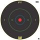 Pro-Shot Bullseye Splattershot Target, Multi-Color Rings, Heavy Tag Paper, 12 inch, 5-Pack, Multi-Color, 12B-MC-5PK