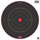 Pro-Shot Bullseye Splattershot Target, Multi-Color Rings, Heavy Tag Paper, 8 inch, 6-Pack, Multi-Color, 8B-MC-6PK