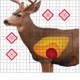 Pro-Shot Deer Sight-in Heavy Paper Targets, 25x25in, Mule, Multi-Color, 5 Pack, MDSI-5PK