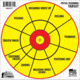 Pro-Shot Pistol Training Heavy PaperTargets, 12 in, White, 6 Pack, PTT-6PK