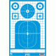 Pro-Shot Pro-Shot Splatter Shot 12 x 18 Tactical Precision Target - Pistol/Rifle/Shotgun Heavy Tag Paper, Blue, White, Pack of 8 TACTPREC-BLUE-8PK, Blue, White, TACTPREC-BLUE-8PK