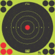 Pro-Shot Splatter Shot 8in Green Bullseye Target - 6 per Pack 10/Case, 8B-GREEN-6PKx10