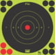 Pro-Shot Splatter Shot 8in Green Bullseye Target - 6 per Pack 10/Case, 8B-GREEN-6PKx10