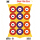 Pro-Shot Splatter Shot Game Series Shoot 4 The Stars Heavy Tag Paper Target, 12in x 18in, 8 Pack, GS-STARS-8PK
