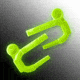 Pro-Shot UV Bore Light Chamber Flag, Pack of 2, BL-2CF-GREEN