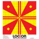 ProShot LockOn T-1 5/16 High Power Optic Sight-In Target, 12in x 12in Target Area, Yellow/Red, 10 Pack, T-1 5/16-10