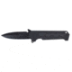 Puma Knives Blackcat45 Spear Folding Knife, 3.5in Blade, Black Aluminum 6624001