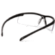 Pyramex PYSB8610DT Everlite Glasses Clear Lens Anti-Fog Black Frame