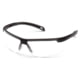 Pyramex Everlite Shooting Glasses Clear Lens, Black, PYSB8610DT