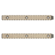 Q The Fix 1913 Picatinny Rail, 8.5in, 6 Mil, Clear Anodized, Black, ACC-FIX-TOPRAIL-8.5IN-6MIL