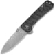 QSP Knife Hawk Linerlock Carbon Fiber Folding Knife, 3.25" Damascus steel blade, Carbon fiber handle, QS131-A