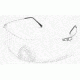 Radians Clay Pro Shooting Glasses, Clear Lenses, CP5710CS