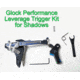 Ramm Tactical Leverage Shadow Systems Pistol Trigger Kit, Curved, 2.5-3.5lb, Black w/Black Safety, RT-SS-CR-CV-BK