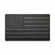 RE Factor Tactical USA Flag PVC Patch, Black, Extra Large RFPAAFLBK