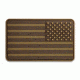 RE Factor Tactical USA Flag PVC Patch, Tan, RFPAAFTNR