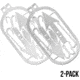 ReadyMan Dog Tag Survival Card 2-Pack, 2.38 x 1.25, DOG TAG SURVIVAL CARD