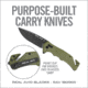 Real Avid Rav-4 Knife Assisted Folding 3.25 Bld Green Nylon