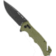 Real Avid RAV-4 Folding Knife, 3.25in, 8Cr13MoV, Black Oxide Drop Point Plain Blade, Black/Green GFN Handle, AVRAV4