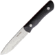 Real Steel Bushcraft III Fixed Blade Blk Fixed Blade Knife, 8.5in Overall, 4in Satin D2 Tool Steel Blade, Black G10 Handle, Black Kydex Belt Sheath, Black, 3725