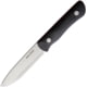 Real Steel Bushcraft III Fixed Blade Blk Fixed Blade Knife, 8.5in Overall, 4in Satin D2 Tool Steel Blade, Black G10 Handle, Black Kydex Belt Sheath, Black, 3725