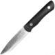 Real Steel Bushcraft III Fixed Blade Con Knife, 4 satin finish D2 tool steel blade, Black G10 handle, 3725C