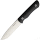 Real Steel Bushcraft Plus CONVEX Knife, 4.5 satin finish 14C28N Sandvik stainless blade, Black G10 handle, 3720