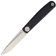 Real Steel GSlip Slipjoint Black Folding Knife, 3.5 satin finish VG-10 stainless blade, Black G10 handle, 7841