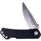 Real Steel Luna Maius Eco Folding Knife, 3in, 10Cr15CoMoV, G10 Handle, Black, 7091EB