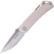 Real Steel Luna Maius Eco Folding Knife, 3in, 10Cr15CoMoV, G10 Handle, Ivory, 7091EI