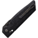 Real Steel Sacra TAC Folding Knife, 3in, Steel, Serrated, Tanto, G10 Handle, Black, 7713B
