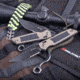 Real Steel Sacra TAC Folding Knife, 3in, Steel, Serrated, Tanto, G10 Handle, Coyote, 7713CB