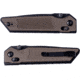 Real Steel Sacra TAC Folding Knife, 3in, Steel, Tanto, G10 Handle, Coyote, 7712C
