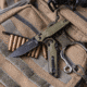 Real Steel Sacra TAC Folding Knife, 3in, Steel, Tanto, G10 Handle, OD Green, 7712G