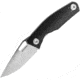 Real Steel Terra Linerlock Folding Knife, 3.5in Satin 14C28N Sandvik SS Blade, Carbon Fiber Handle, Thumb Pull, Pocket Clip, 7454