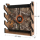 Realtree 4 Gun Wall Storage Rack, Camo, 30 x 5 x 35, 39-4004