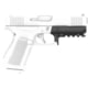 Recover Tactical Picatinny Rail Adapter for Glock 48, Black, GR48-01