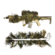 Red Rock Outdoor Gear 5 Piece Ghillie Suit, Woodland, Medium-Large 70915M/L