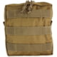 Red Rock Outdoor Gear Medium MOLLE Utility Pouch, Coyote, 82-003COY