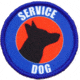 Red Rock Outdoor Gear Morale Patch, Service Dog, 97-012