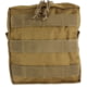 Red Rock Outdoor Gear Medium MOLLE Utility Pouch, Coyote, 82-003COY