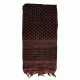 Red Rock Outdoor Gear Shemagh Head Wrap, Brown/Black, 70-24