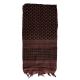 Red Rock Outdoor Gear Shemagh Head Wrap, Brown/Black, 70-24