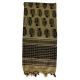 Red Rock Outdoor Gear Shemagh Head Wrap, Khaki/Black Grenade, 70-31