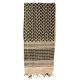 Red Rock Outdoor Gear Shemagh Head Wrap, Khaki/Black, 70-02