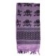 Red Rock Outdoor Gear Shemagh Head Wrap, Purple/Black, 70-28