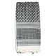 Red Rock Outdoor Gear Shemagh Head Wrap, White/Black, 70-01