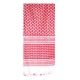 Red Rock Outdoor Gear Shemagh Head Wrap, White/Red, 70-21