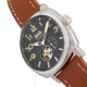 Reign Napoleon Automatic Semi-Skeleton Leather-Band Watch, Silver/Brown, One Size, REIRN5803