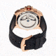Zhu Pro Diver Mens Watch,Black Dial,Rose Gold Case